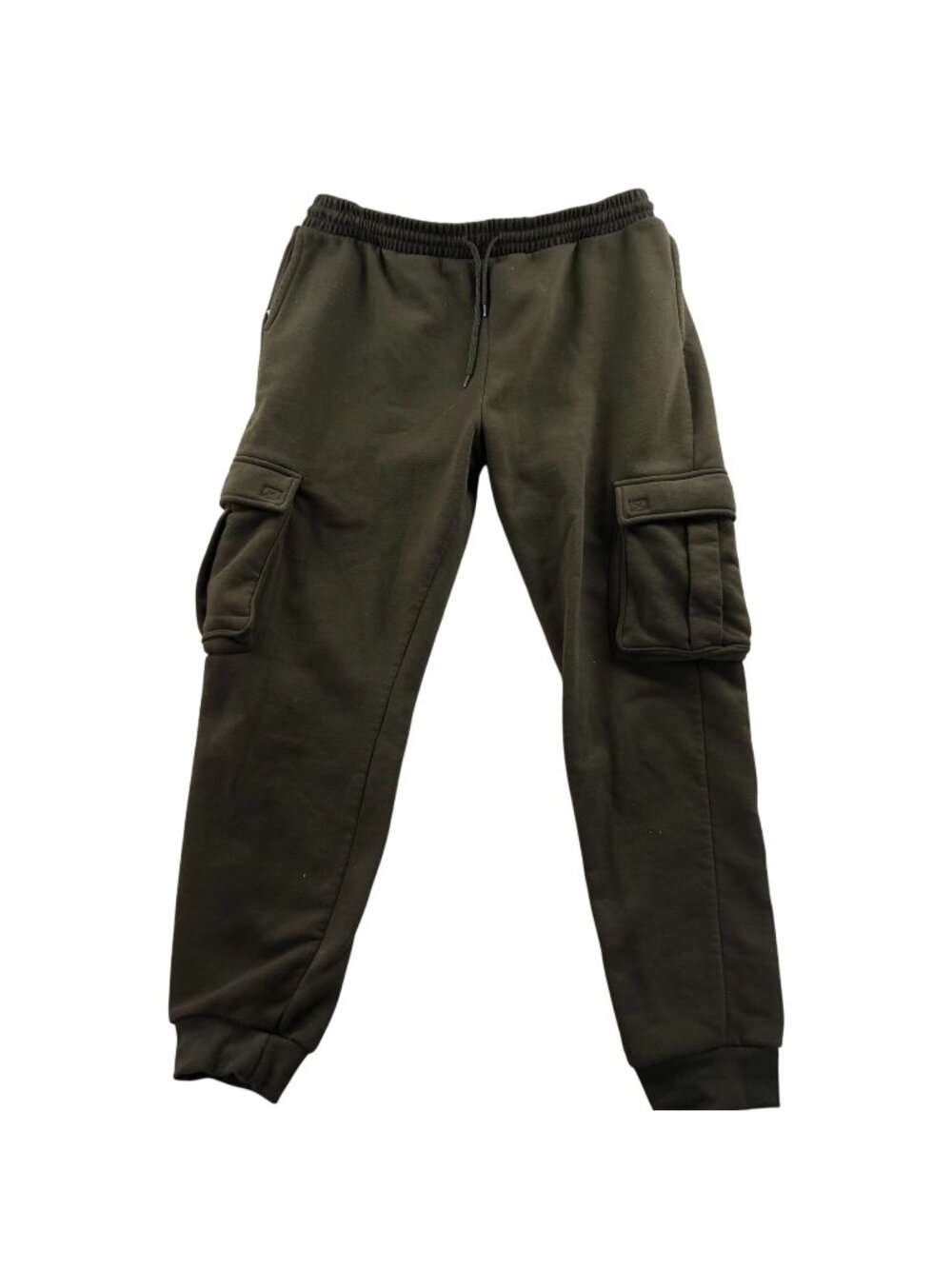 Blue Ice Women Jogger Pants Size 2XL Olive Green Cargo Sweatpants Pull On Casual